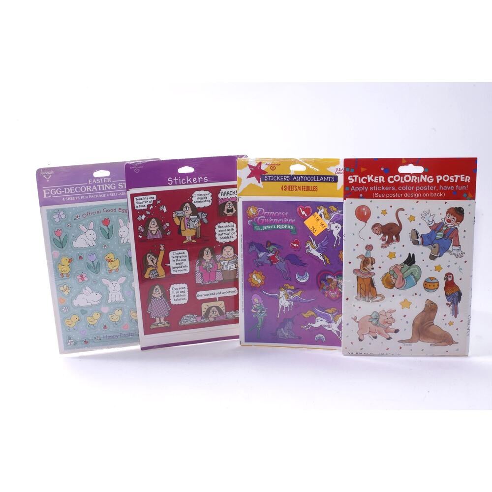 Sealed Vintage Ambassador, Easter, Cathy, Princess Gwenevere, Circus, Sticker,